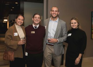 snowflake happy hour attendees